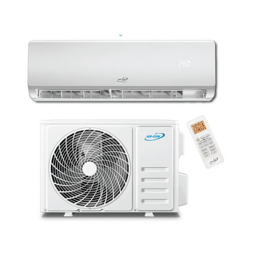 Aircon 18,000 BTU 17 SEER2 Ductless Mini Split Heat Pump with R32 Serene Plus Series with Wifi 230V | ASQEM7H4E18-ASQCI7H4E18