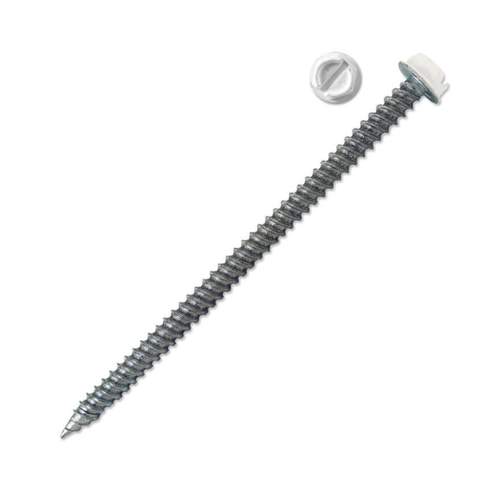 Malco HW8X3ZWG Hex Washer Head Screw – Heavy-Duty Fastening for Sheet Metal