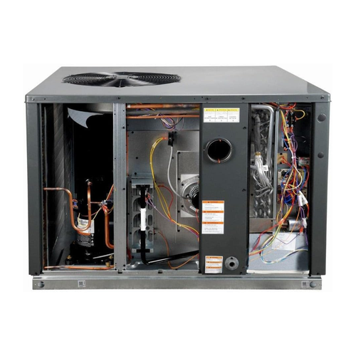 Goodman 5 Ton 13.4 SEER2 81% AFUE 100,000 BTU Multi-Position Gas Electric Air Conditioner Package Unit R32, model GPGM36010031