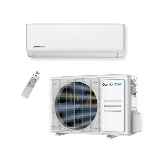 Comfortstar 12,000 BTU 24 SEER2 Ductless Mini Split Heat Pump System Allegria Hi-Heat Series WiFi R32 230V, model CPP312CD-CHF312CD