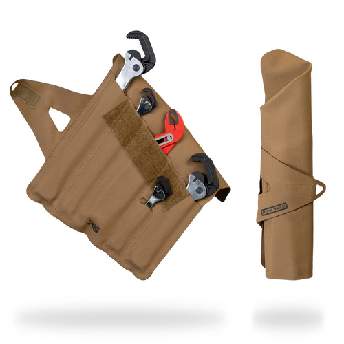 Pipe Vise Tool Roll TR1-CY – Durable Pipe Tool Storage Roll (Roll Only)