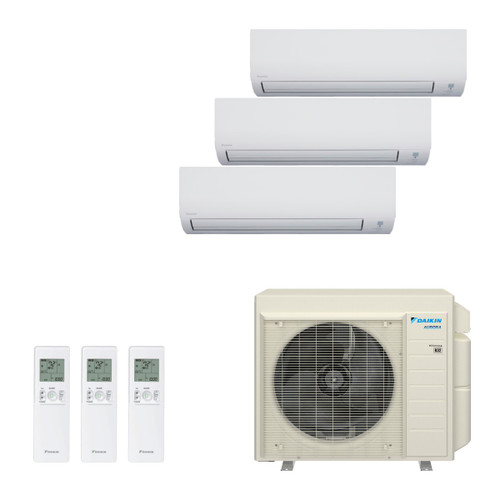 Daikin 3MXM24AVJU9 tri-zone ductless mini split system
