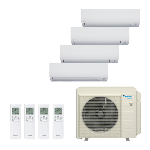 Daikin 4MXM36AVJU9 quad-zone ductless mini split system