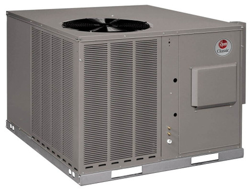 Rheem 3 Ton 13.4 SEER2 Gas Electric Package Unit, 81% AFUE 80,000 BTU, Convertible, ECM Constant Torque Blower, R454B – RGEAYB036AJT08XNA