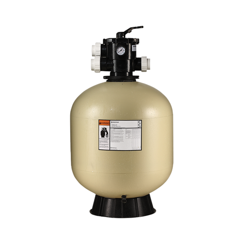 Pentair 26" diameter 75 gpm Top Mount Sand Filter for Pools with 3.5 sq. ft filter area and 54,000 gallon Turnover Capacity Sand Dollar Series, model 145333