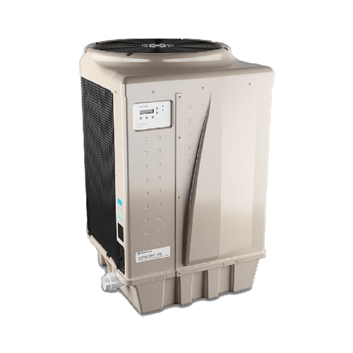 Pentair 145,000 BTU High Performance Heat Pump Pool Heater in almond color UltraTemp Series, model 460934