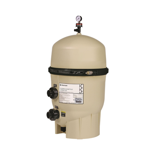 Pentair 21.5” diameter 120 gpm Cartridge Filters for Pools with 320 sq. ft filter area and 86,400 gallon Turnover Capacity Clean and Clear Plus Series | 160340