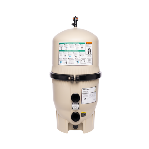 Pentair 21.5" diameter 120 gpm Fiberglass D.E Filter for Pools with 60 sq. ft filter area and 86,400 gallon Turnover Capacity FNS Filter Plus Series, model 180009