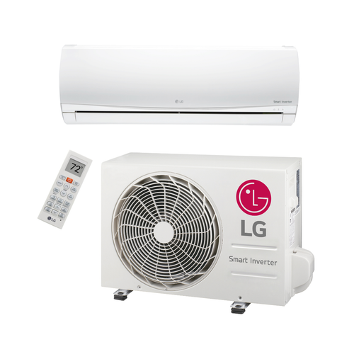 LG 15,000 BTU 25 SEER2 Wall Mounted Ductless Mini Split Heat Pump System R32 Refrigerant Art Cool Premier, model KSSAL151A