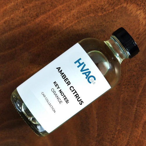 HVAC365 Amber Citrus essential oil bottle