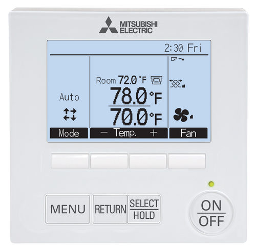 Mitsubishi Electric Commercial HVAC Wired Remote Controller | PAR-40MAAU