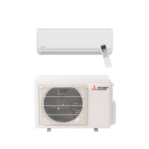 Mitsubishi Electric 9,000 BTU 20 SEER2 Wall Mounted Ductless Mini Split Heat Pump System 115V R454B Refrigerant | MZ-JX12