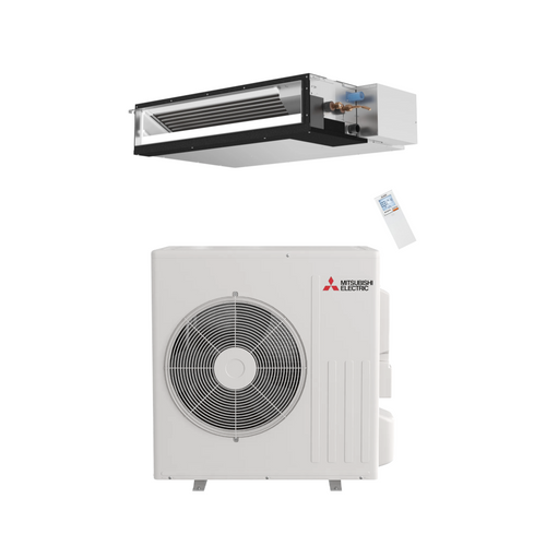 Mitsubishi Electric 9,000 BTU 17.6 SEER2 Ducted Heat Pump Mini Split System R454B Refrigerant M Series  | SZ-AD09