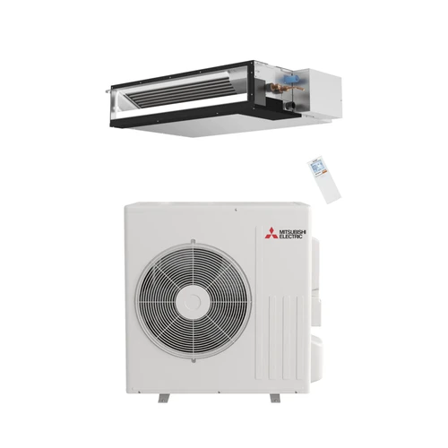 Mitsubishi Electric 18,000 BTU 17.2 SEER2 Ducted Heat Pump Mini Split System R454B Refrigerant P Series, model SZ-PEAD18