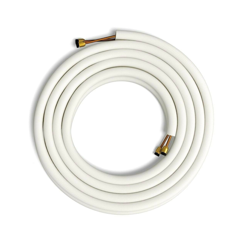 HVAC365 1/4" x 1/2" Cooper Linesets for Ductless Mini Split Systems | Pre-flared & Insulated