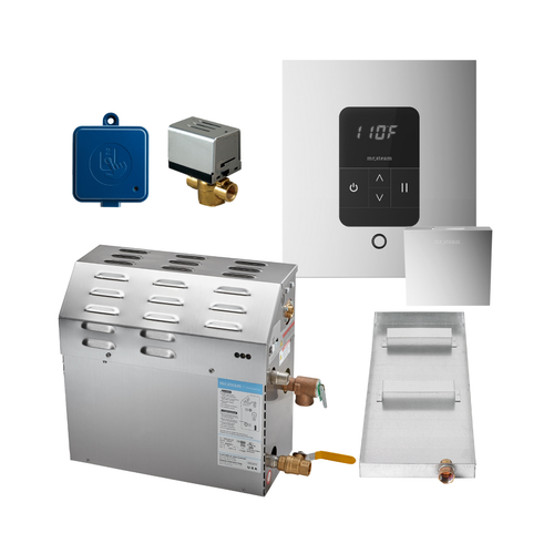 Mr Steam 9kW 30,710 BTU Steam Shower Generator Package with iTempo Control and Accessories, model R09C1AB