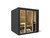 KOHLER C1 Five-Person Large Indoor Sauna Without Floor in Graphite Grey
