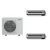 Mitsubishi Electric 20,000 BTU 16 SEER2 Dual Zone Low Static Ducted Mini Split Heat Pump System 9+15 R454B Refrigerant