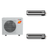 Mitsubishi Electric 24,000 BTU 14 SEER2 Hyper-Heat Dual Zone Low Static Ducted Mini Split Heat Pump System 12+15 R454B Refrigerant