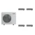 Mitsubishi Electric 30,000 BTU 16 SEER2 Quad Zone Low Static Ducted Mini Split Heat Pump System 9+9+9+9 R454B Refrigerant