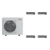 Mitsubishi Electric 36,000 BTU 16 SEER2 Quad Zone Low Static Ducted Mini Split Heat Pump System 9+9+9+12 R454B Refrigerant