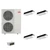 Mitsubishi Electric 48,000 BTU 23 SEER2 Smart Multi Quad Zone 1-Way Ceiling Cassette Ductless Mini Split Heat Pump System 9+9+9+18 with Branch Box R454B