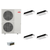 Mitsubishi Electric 60,000 BTU 20 SEER2 Smart Multi Quad Zone 1-Way Ceiling Cassette Ductless Mini Split Heat Pump System 12+12+12+12 with Branch Box R454B