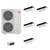 Mitsubishi Electric 60,000 BTU 20 SEER2 Smart Multi Five Zone 1-Way Ceiling Cassette Ductless Mini Split Heat Pump System 12+12+18+18+18 with Branch Box R454B