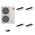 Mitsubishi Electric 36,000 BTU 23 SEER2 Hyper-Heat Smart Multi Quad Zone 1-Way Ceiling Cassette Ductless Mini Split Heat Pump System 9+9+9+12 with Branch Box R454B