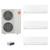 Mitsubishi Electric 48,000 BTU 23 SEER2 Hyper-Heat Smart Multi Tri Zone Wall Mounted Ductless Mini Split Heat Pump System 15+15+18 with Branch Box R454B
