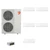 Mitsubishi Electric 48,000 BTU 23 SEER2 Hyper-Heat Smart Multi Five Zone Wall Mounted Ductless Mini Split Heat Pump System 6+6+9+9+15 with Branch Box R454B