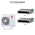 LG Tri zone mini split system KUMXB361A with 9 + 12 + 12K indoor units