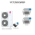 LG Tri zone mini split system KUMXB481A with 9 + 9 + 12K indoor units