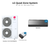 LG Quad zone mini split system KUMXB541A with 18 + 18 + 18 + 18K indoor units