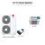 LG Tri zone mini split system KUMXB541A with 18 + 18 + 18K indoor units