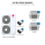 LG Six zone mini split system KUMXB541A with 9 + 9 + 9 + 12 + 12 + 12K indoor units