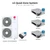 LG Quad zone mini split system KUMXB541A with 9 + 12 + 24 + 24K indoor units