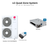 LG Quad zone mini split system KUMXB541A with 12 + 12 + 12 + 12K indoor units
