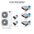 LG Six zone mini split system KUMXB541A with 9 + 9 + 9 + 9 + 12 + 18K indoor units