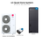 LG Quad zone mini split system KUMXB541A with 18 + 18 + 18 + 18K indoor units
