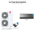 LG Dual zone mini split system KUMXB601A with 12 + 12K indoor units