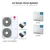 LG Seven zone mini split system KUMXB601A with 9 + 9 + 9 + 9 + 9 + 12 + 12K indoor units