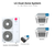 LG Dual zone mini split system KUMXB601A with 12 + 18K indoor units