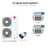 LG Quad zone mini split system KUMXB601A with 9 + 9 + 18 + 18K indoor units