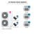 LG Seven zone mini split system KUMXB601A with 9 + 9 + 9 + 12 + 12 + 12 + 18K indoor units