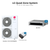 LG Quad zone mini split system KUMXB601A with 9 + 9 + 9 + 9K indoor units