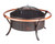 Firesense 27.5" Round Copper Rail Fire Pit | 60859
