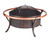Firesense 27.5" Round Copper Rail Fire Pit | 60859 — view 1