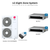 LG Eight zone mini split system KUMXB601A with 9 + 9 + 9 + 9 + 9 + 9 + 9 + 12K indoor units