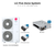 LG Five zone mini split system KUMXB601A with 9 + 9 + 9 + 9 + 9K indoor units